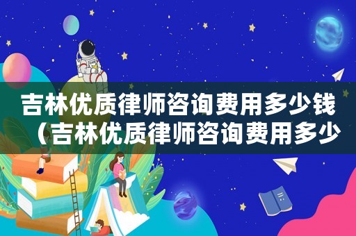 吉林優質律師咨詢費用多少錢（吉林優質律師咨詢費用多少）