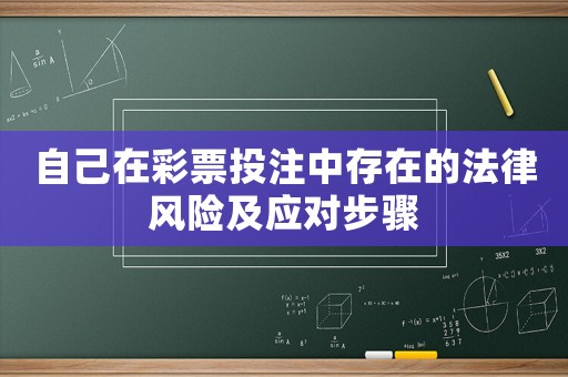 自己在彩票投注中存在的法律風(fēng)險(xiǎn)及應(yīng)對(duì)步驟