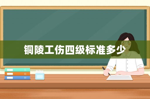 銅陵工傷四級標準多少