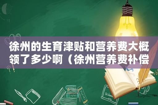 徐州的生育津貼和營(yíng)養(yǎng)費(fèi)大概領(lǐng)了多少啊（徐州營(yíng)養(yǎng)費(fèi)補(bǔ)償標(biāo)準(zhǔn)）
