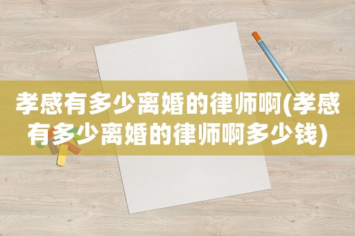 孝感有多少離婚的律師啊(孝感有多少離婚的律師啊多少錢)