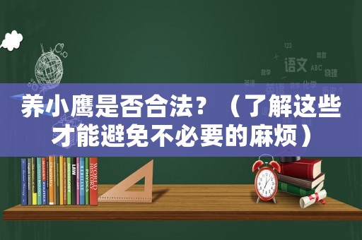 養小鷹是否合法？（了解這些才能避免不必要的麻煩）