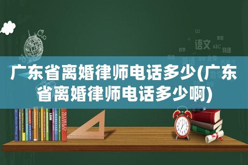 廣東省離婚律師電話多少(廣東省離婚律師電話多少啊)