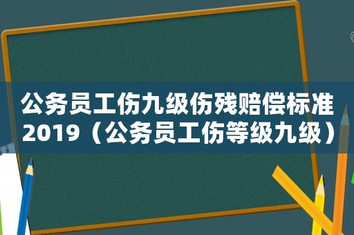 公務員工傷九級傷殘賠償標準2019（公務員工傷等級九級）