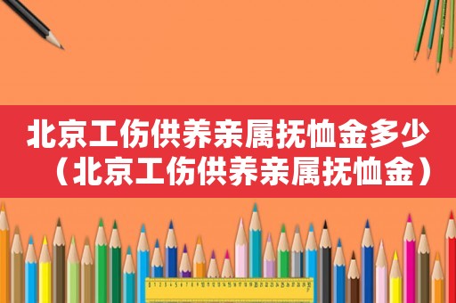 北京工傷供養親屬撫恤金多少（北京工傷供養親屬撫恤金）