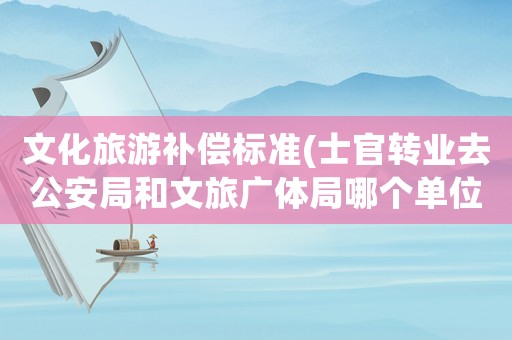 文化旅游補償標準(士官轉業去公安局和文旅廣體局哪個單位好？)