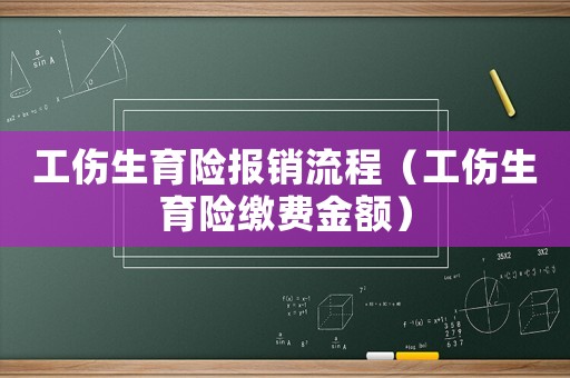 工傷生育險報銷流程（工傷生育險繳費金額）