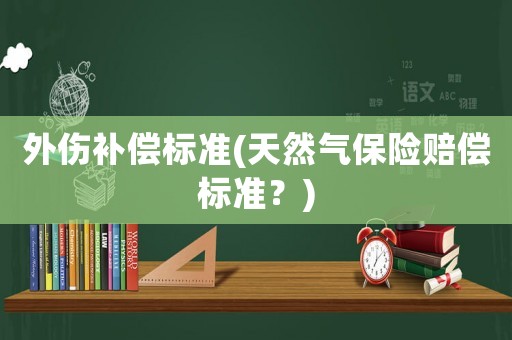 外傷補償標準(天然氣保險賠償標準？)
