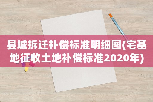 縣城拆遷補(bǔ)償標(biāo)準(zhǔn)明細(xì)圖(宅基地征收土地補(bǔ)償標(biāo)準(zhǔn)2020年)