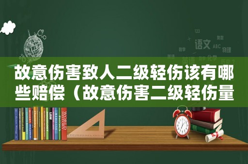 故意傷害致人二級輕傷該有哪些賠償（故意傷害二級輕傷量刑）