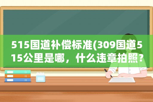 515國道補償標(biāo)準(zhǔn)(309國道515公里是哪，什么違章拍照？)
