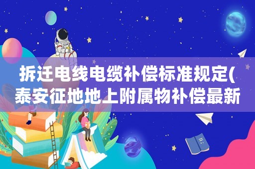 拆遷電線電纜補(bǔ)償標(biāo)準(zhǔn)規(guī)定(泰安征地地上附屬物補(bǔ)償最新標(biāo)準(zhǔn)？)