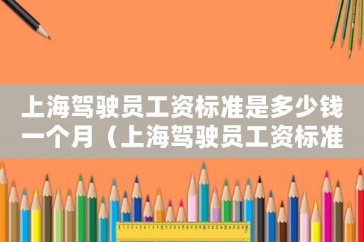 上海駕駛員工資標準是多少錢一個月（上海駕駛員工資標準是多少）