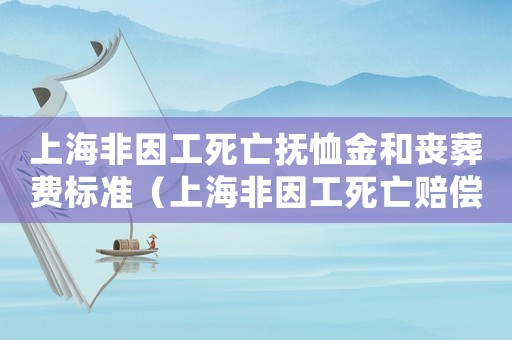 上海非因工死亡撫恤金和喪葬費(fèi)標(biāo)準(zhǔn)（上海非因工死亡賠償標(biāo)準(zhǔn)）