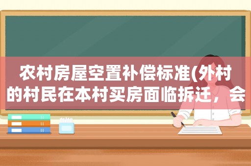 農村房屋空置補償標準(外村的村民在本村買房面臨拆遷，會給補償嗎？)