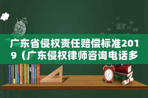 廣東省侵權責任賠償標準2019（廣東侵權律師咨詢電話多少）