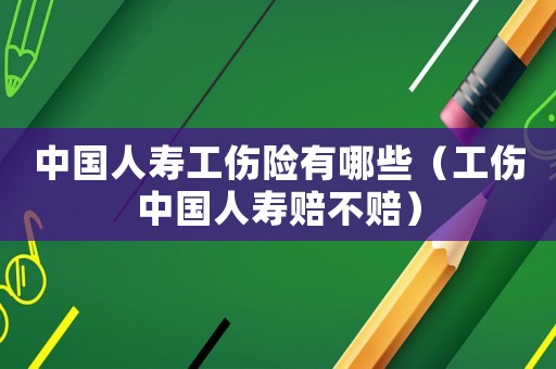 中國人壽工傷險有哪些（工傷中國人壽賠不賠）