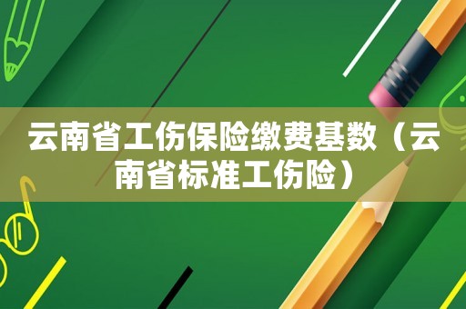 云南省工傷保險繳費基數（云南省標準工傷險）