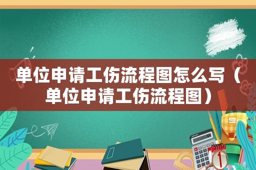單位申請工傷流程圖怎么寫（單位申請工傷流程圖）