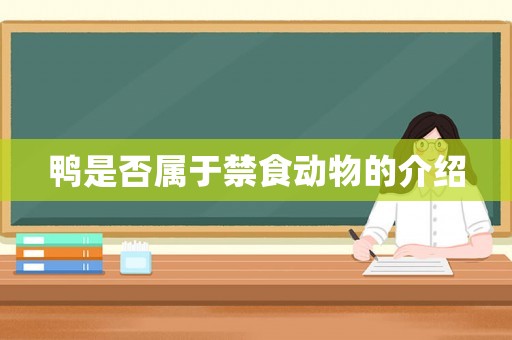 鴨是否屬于禁食動物的介紹