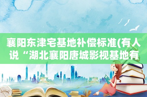 襄陽東津宅基地補償標準(有人說“湖北襄陽唐城影視基地有望超越橫店影視城”，對此你們怎么看？)
