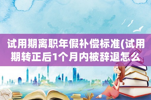 試用期離職年假補償標準(試用期轉正后1個月內被辭退怎么賠償)