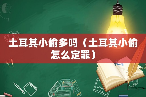 土耳其小偷多嗎（土耳其小偷怎么定罪）