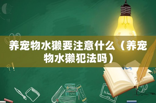 養(yǎng)寵物水獺要注意什么（養(yǎng)寵物水獺犯法嗎）