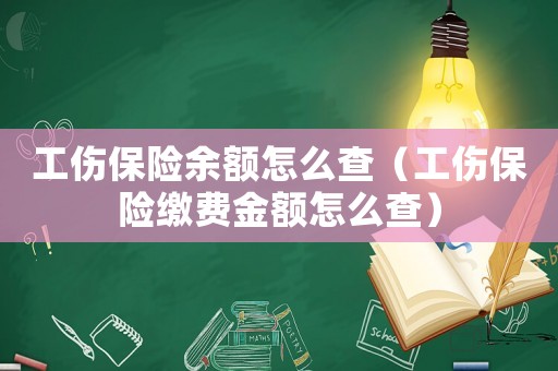 工傷保險余額怎么查（工傷保險繳費金額怎么查）