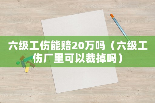 六級工傷能賠20萬嗎（六級工傷廠里可以裁掉嗎）