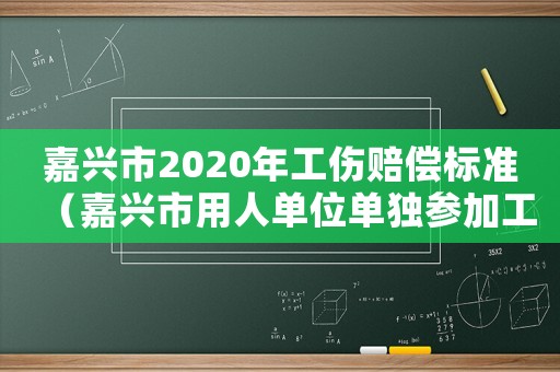 嘉興市2020年工傷賠償標準（嘉興市用人單位單獨參加工傷保險人員增/減少明細表）