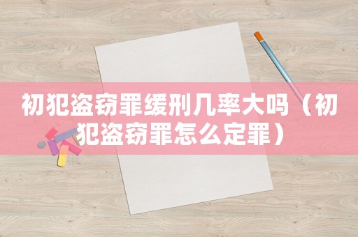 初犯盜竊罪緩刑幾率大嗎（初犯盜竊罪怎么定罪）