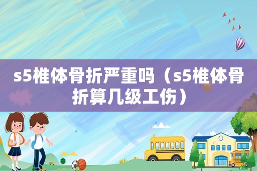 s5椎體骨折嚴(yán)重嗎（s5椎體骨折算幾級(jí)工傷）