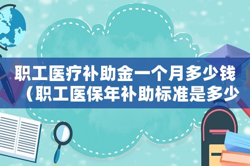 職工醫療補助金一個月多少錢（職工醫保年補助標準是多少錢）