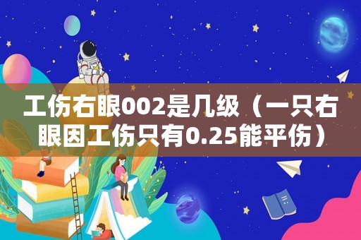 工傷右眼002是幾級（一只右眼因工傷只有0.25能平傷）