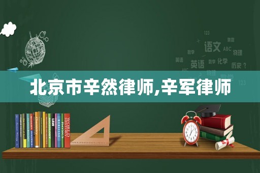北京市辛然律師,辛軍律師