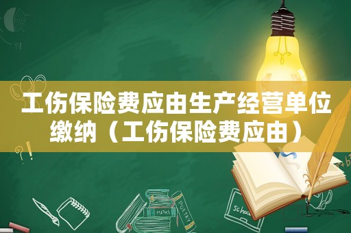 工傷保險費應由生產經營單位繳納（工傷保險費應由）