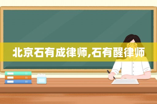 北京石有成律師,石有醒律師