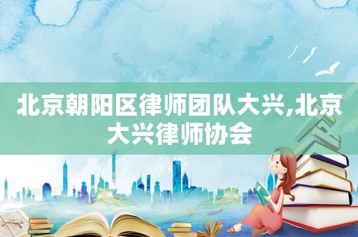 北京朝陽區律師團隊大興,北京大興律師協會
