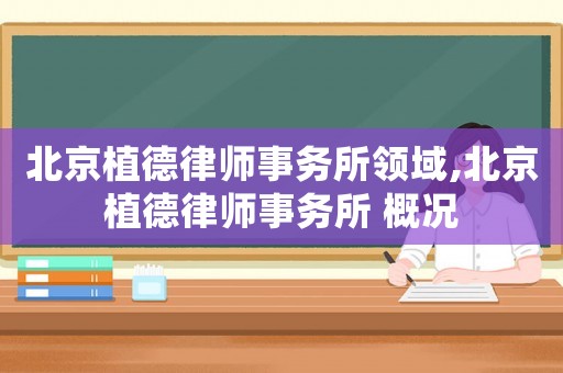 北京植德律師事務所領域,北京植德律師事務所 概況
