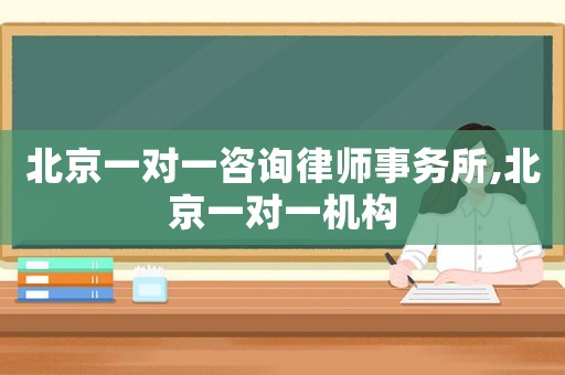 北京一對一咨詢律師事務所,北京一對一機構