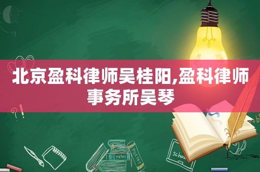 北京盈科律師吳桂陽,盈科律師事務所吳琴