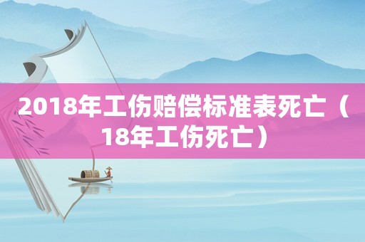2018年工傷賠償標準表死亡（18年工傷死亡）