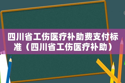 四川省工傷醫療補助費支付標準（四川省工傷醫療補助）