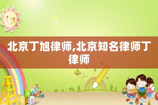 北京丁旭律師,北京知名律師丁律師