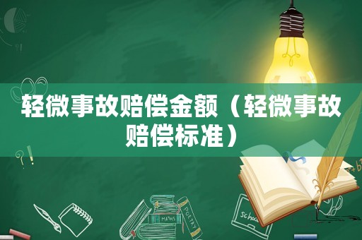 輕微事故賠償金額（輕微事故賠償標準）