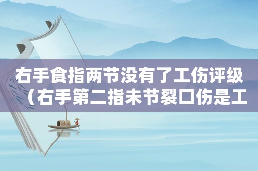右手食指兩節沒有了工傷評級（右手第二指未節裂口傷是工傷）