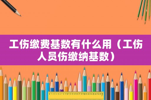工傷繳費基數有什么用（工傷人員傷繳納基數）