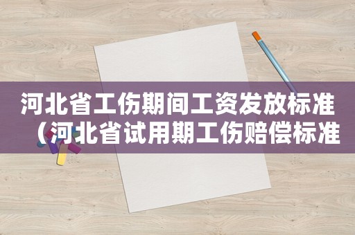 河北省工傷期間工資發(fā)放標準（河北省試用期工傷賠償標準）