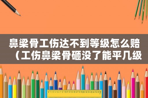 鼻梁骨工傷達不到等級怎么賠（工傷鼻梁骨砸沒了能平幾級殘）
